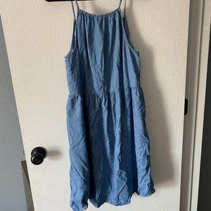 Faux denim Dress
